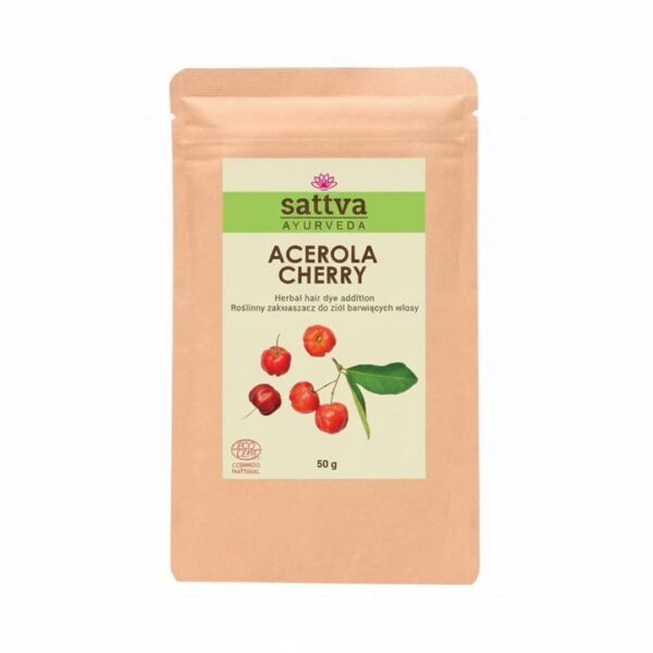 Zakwaszacz roślinny do ziół barwiących włosy acerola cherry ECO 50 g — Sattva