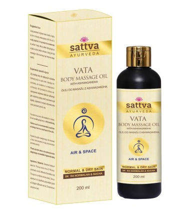 Olej do masażu relaksujący z ashwagandhą 200 ml — Sattva