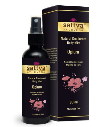 Dezodorant-mgiełka do ciała opium 80 ml — Sattva