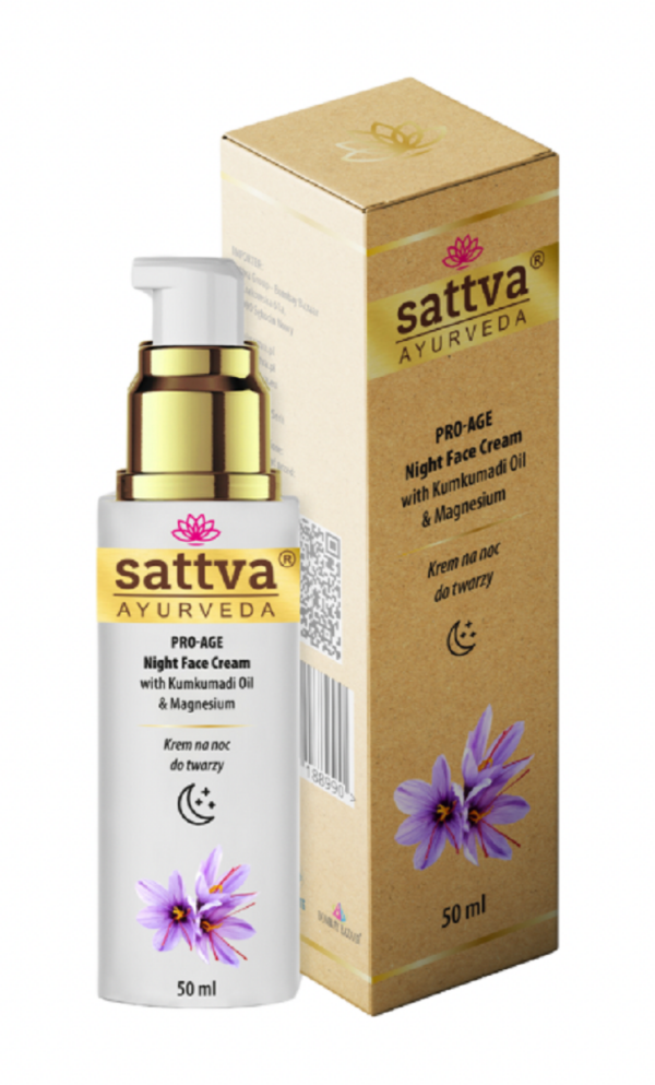 Krem do twarzy Pro-Age na noc 50 ml — Sattva