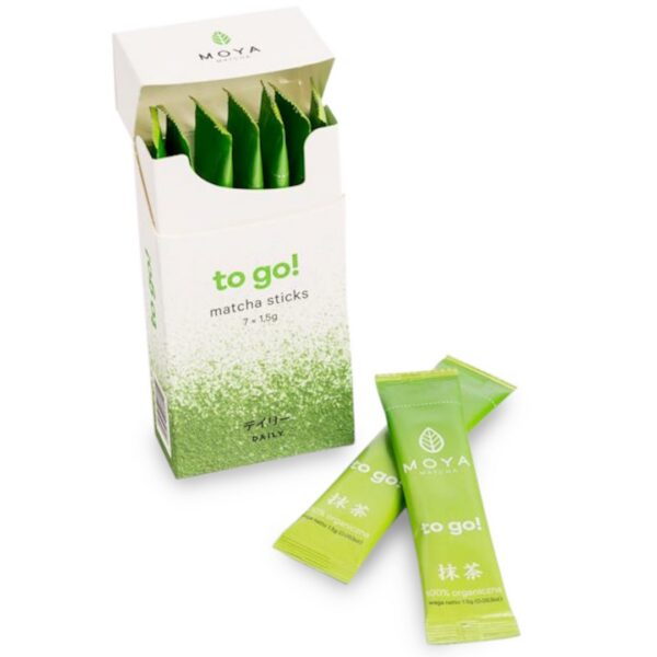 Herbata zielona matcha japońska w saszetkach BIO (7 x 1,5 g) 10,5 g — Moya Matcha