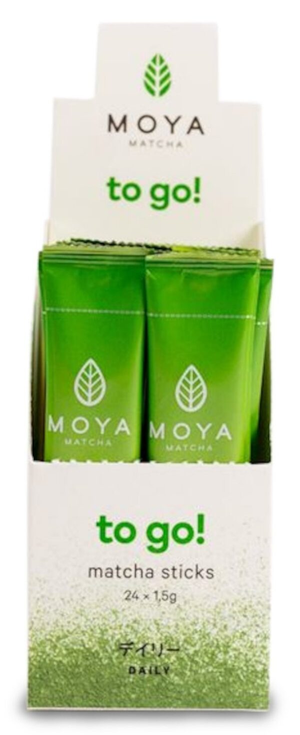 Herbata zielona matcha japońska w saszetkach BIO (24 x 1,5 g) 36 g — Moya Matcha