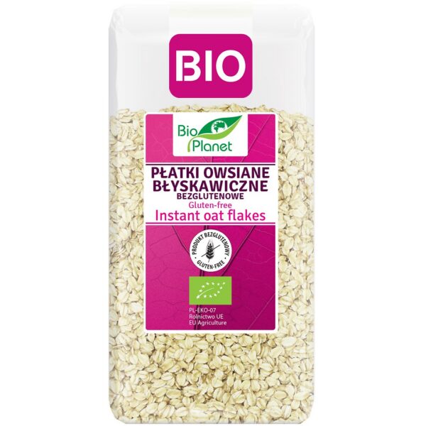 Płatki owsiane błyskawiczne bezglutenowe BIO 300 g — Bio Planet