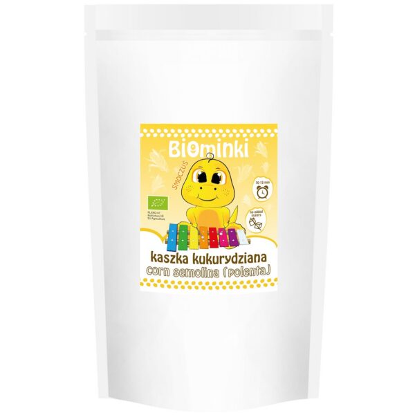Kaszka kukurydziana bez dodatku cukrów BIO 500 g — Biominki