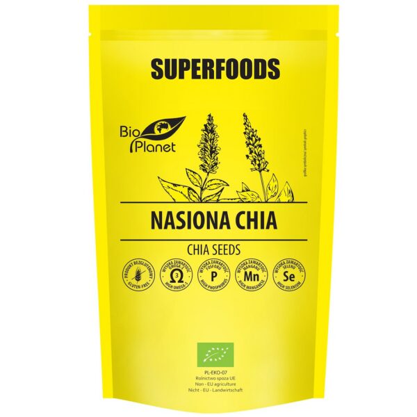 Chia nasiona bezglutenowe BIO 250 g — Bio Planet