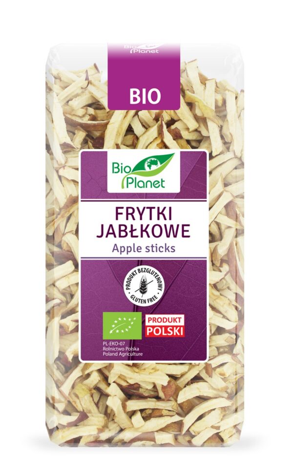 Frytki jabłkowe bezglutenowe BIO 100 g — Bio Planet
