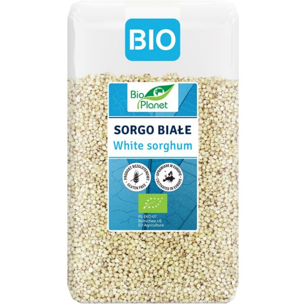 Sorgo białe obłuszczone bezglutenowe BIO 1 kg — Bio Planet