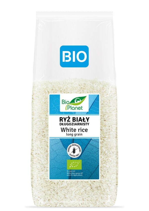 Ryż biały długoziarnisty bezglutenowy BIO 1 kg — Bio Planet