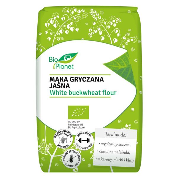 Mąka gryczana jasna bezglutenowa BIO 500 g — Bio Planet
