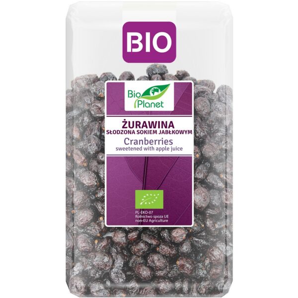 Żurawina z sokiem jabłkowym BIO 1 kg — Bio Planet