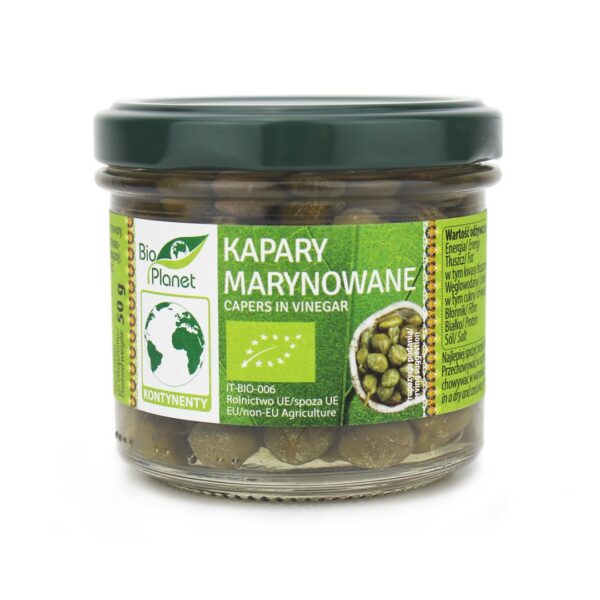 Kapary marynowane BIO 100 g (50 g) — Bio Planet