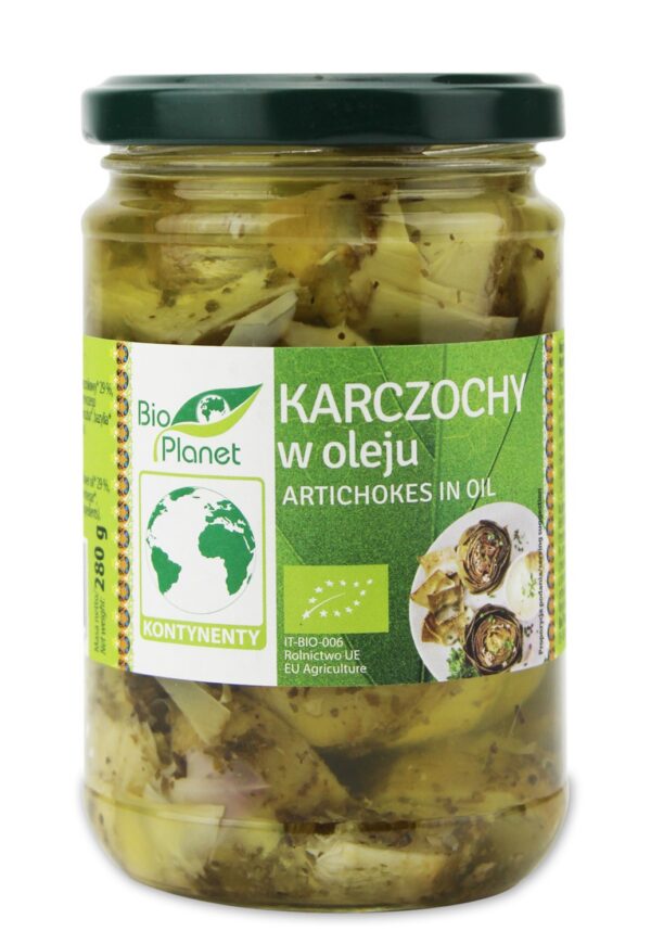 Karczochy w oleju BIO 280 g — Bio Planet