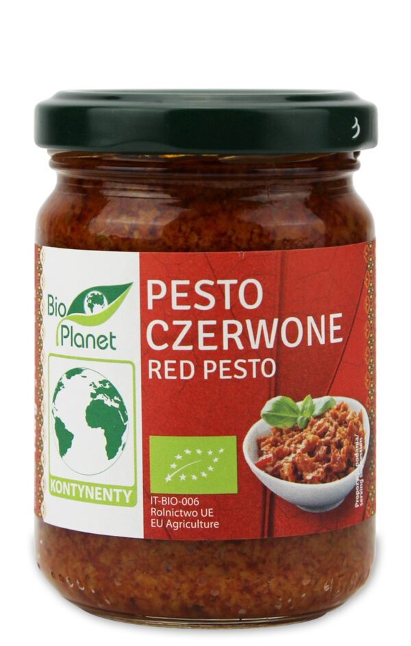 Pesto czerwone z suszonych pomidorów BIO 140 g — Bio Planet