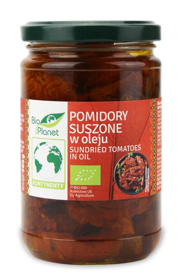 Pomidory suszone w oleju BIO 280 g — Bio Planet