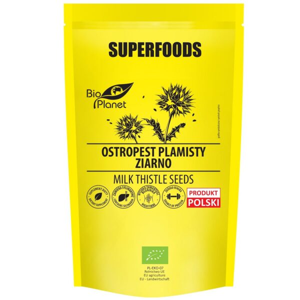 Ostropest plamisty ziarno BIO 200 g — Bio Planet