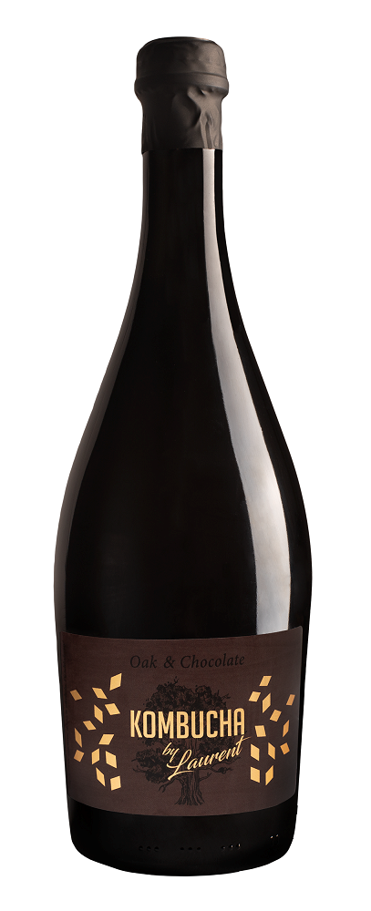 Kombucha Bellebulle na płatkach dębu o smaku czekoladowym BIO 750 ml — Kombucha By Laurent