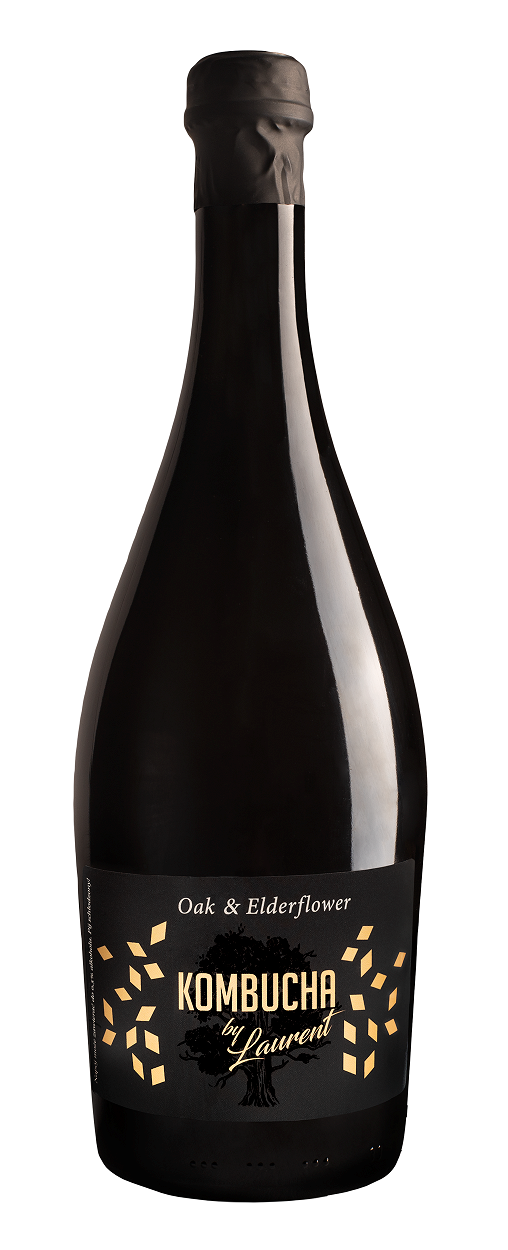 Kombucha Bellebulle na płatkach dębu o smaku kwiatów czarnego bzu BIO 750 ml — Kombucha By Laurent