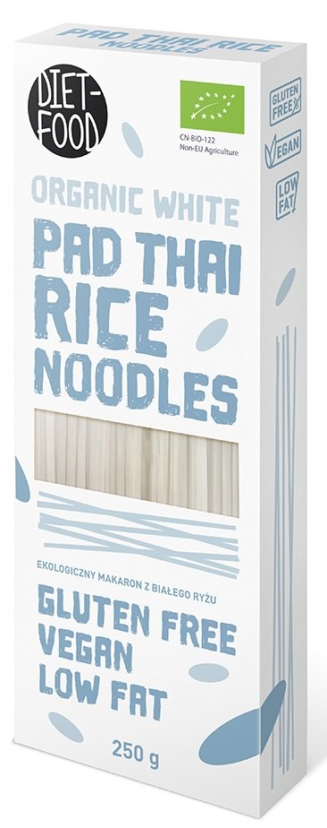 Makaron (ryżowy) noodle pad thai bezglutenowy BIO 250 g — Diet-food