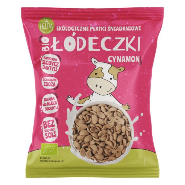 Łódeczki jaglano-owsiane z cynamonem bez dodatku cukrów BIO 260 g — Helpa