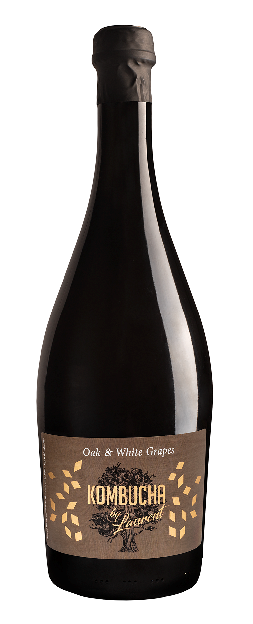 Kombucha Bellebulle na płatkach dębu o smaku białych winogron BIO 750 ml — Kombucha By Laurent