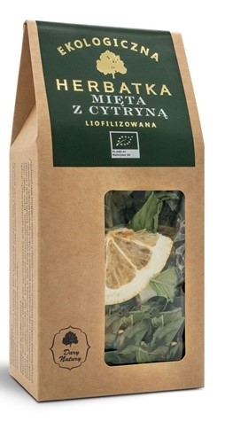 Herbatka liofilizowana mięta z cytryną BIO 25 g — Dary Natury