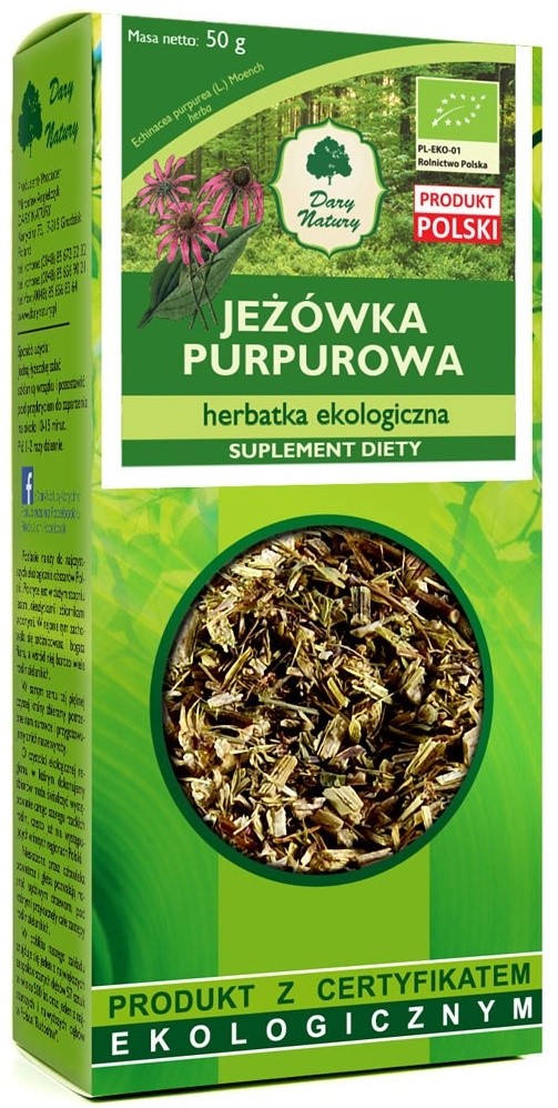 Herbatka jeżówka purpurowa BIO 50 g — Dary Natury