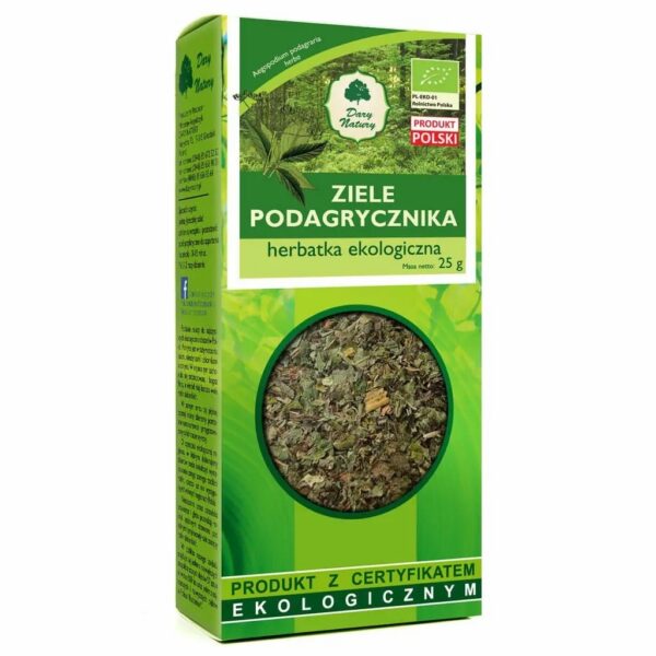 Herbatka ziele podagrycznika BIO 25 g — Dary Natury