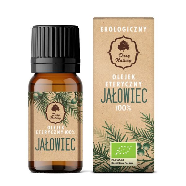 Olejek eteryczny jałowiec BIO 10 ml — Dary Natury