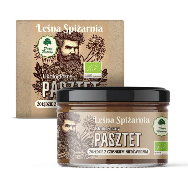 Pasztet z żołędzi z czosnkiem niedźwiedzim BIO 200 g — Dary Natury