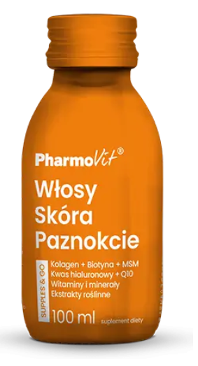 Shot z kolagenem, MSM i beta-karotenem 100 ml — Pharmovit