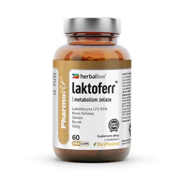 Kapsułki z laktoferyną, witaminą C i wyciągiem z buraka 60 szt. — Pharmovit
