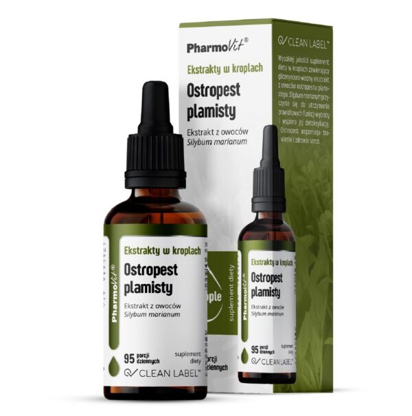 Ekstrakty w kroplach ostropest plamisty bezglutenowe 30 ml — Pharmovit