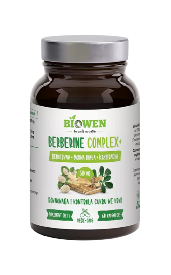 Berberyna complex+ bezglutenowa 60 kapsułek — Biowen