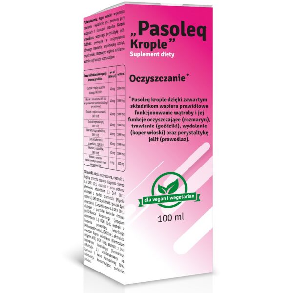 Krople ziołowe z orzechem szarym, piołunem i czarnuszką 100 ml — Pasoleq