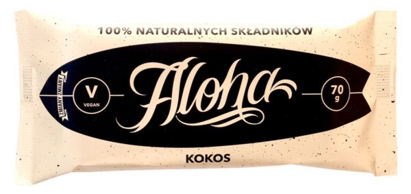 Baton bakaliowy z kokosem aloha bezglutenowy 70 g — Zmiany Zmiany