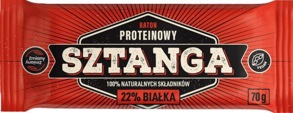 Baton proteinowy sztanga bezglutenowy 70 g — Zmiany Zmiany