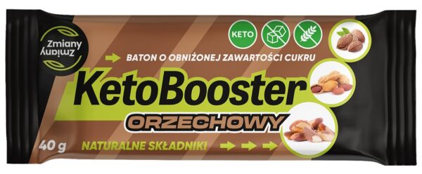 Baton orzechowy keto z orzechami brazylijskimi i morelami bezglutenowy 40 g — Zmiany Zmiany