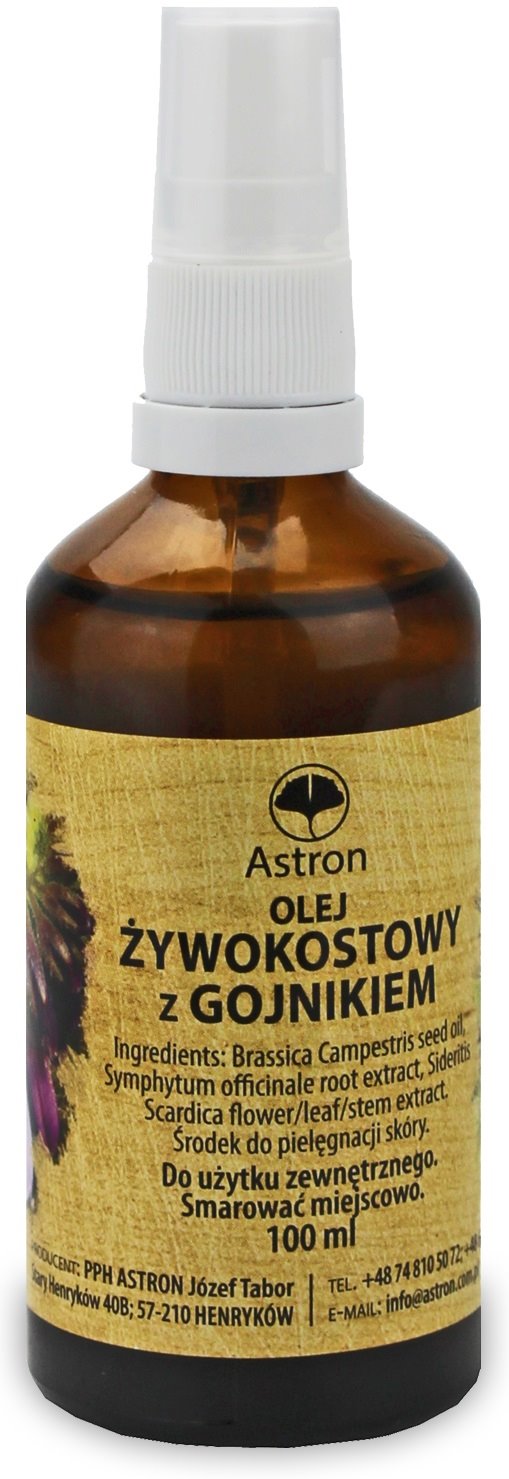 Olej żywokostowy z gojnikiem 100 ml — Astron