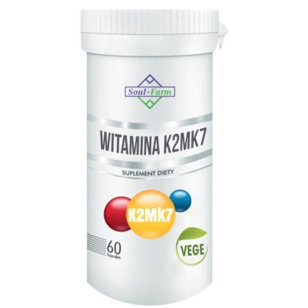 Witamina K2 Mk7 (100 mcg) 60 kapsułek — Soul Farm