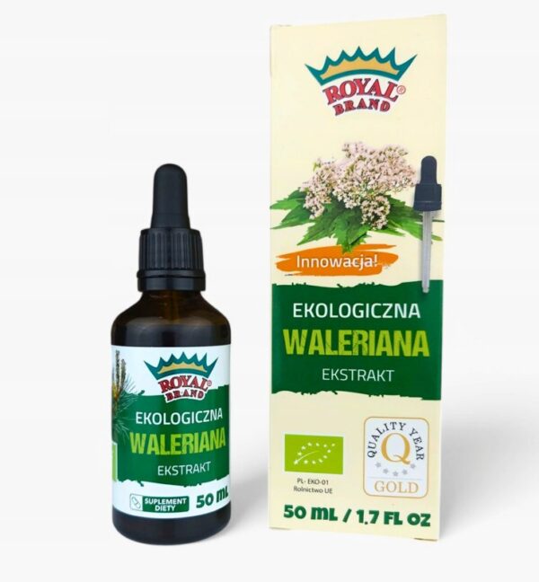 Ekstrakt z waleriany w kroplach BIO 50 ml — Royal Brand
