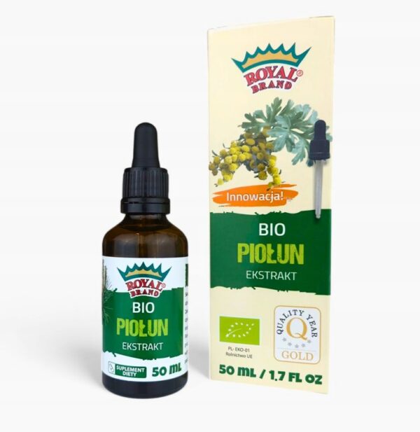 Ekstrakt z piołunu w kroplach BIO 50 ml — Royal Brand