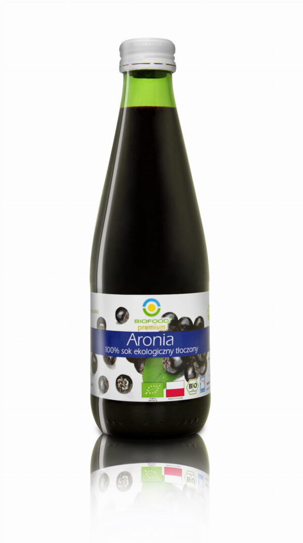 Sok z aronii bezglutenowy NFC BIO 300 ml — Biofood