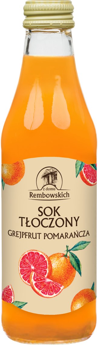 Sok grejpfrut-pomarańcza NFC 250 ml — Rembowscy