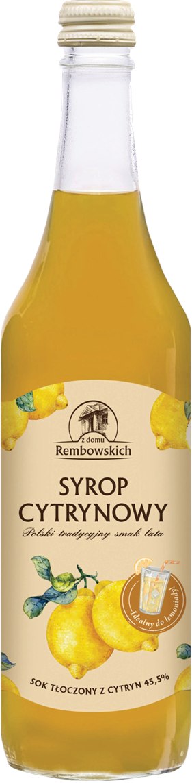 Syrop cytrynowy 500 ml — Rembowscy