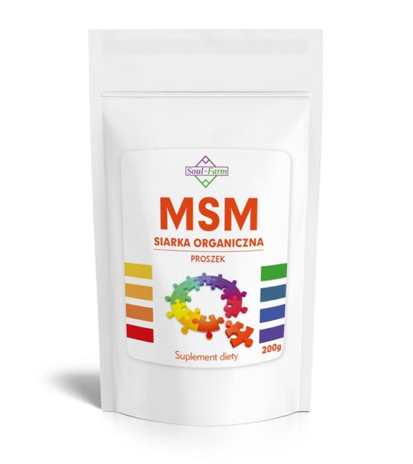 MSM siarka organiczna proszek 200 g — Soul Farm