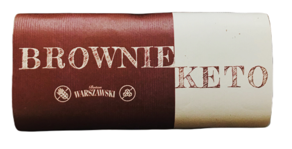 Baton brownie bez dodatku cukrów bezglutenowy keto 50 g — Warszawski