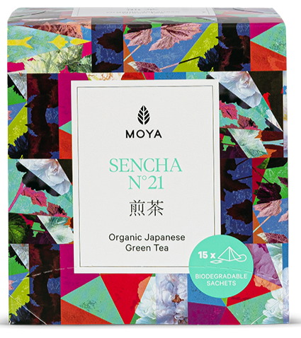 Herbata zielona sencha japońska BIO (15 x 1,5 g) 22,5 g — Moya Matcha