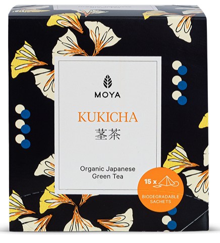 Herbata zielona kukicha japońska BIO (15 x 1,5 g) 22,5 g — Moya Matcha
