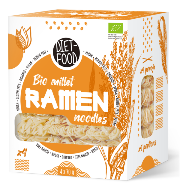Makaron (jaglany) ramen bezglutenowy BIO 280 g — Diet-food