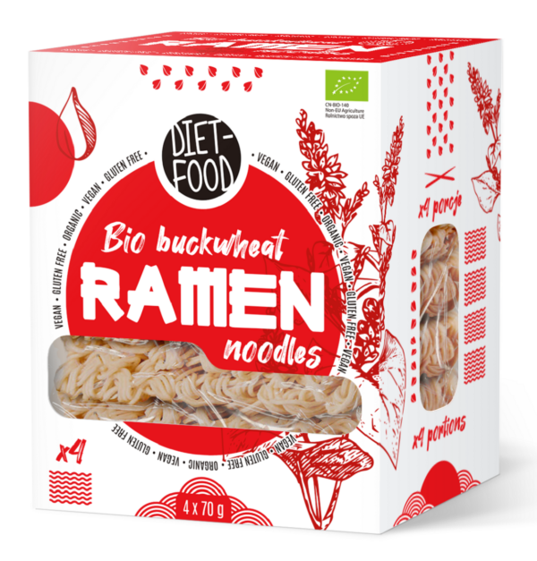 Makaron (gryczany) ramen bezglutenowy BIO 280 g — Diet-food